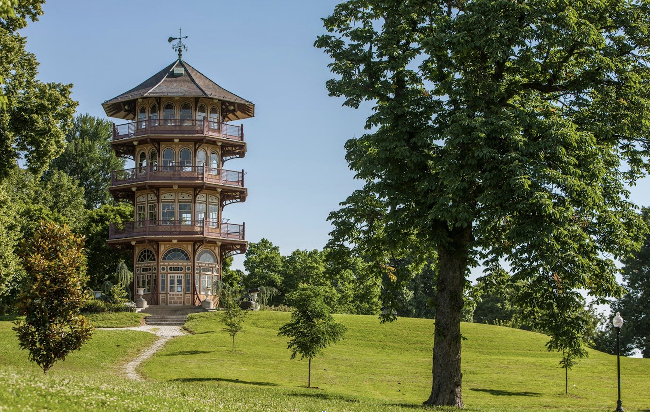 The pagoda at Baltimore's Patterson Park